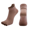 Women Five Toe Pilates Socks Ladies Anti-Slip Breathable Yoga Socks