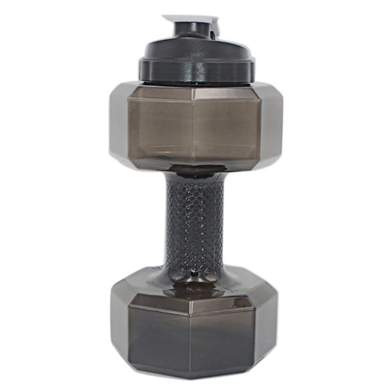 Sports Water Bottle Sports Gym Jug Dumbbell