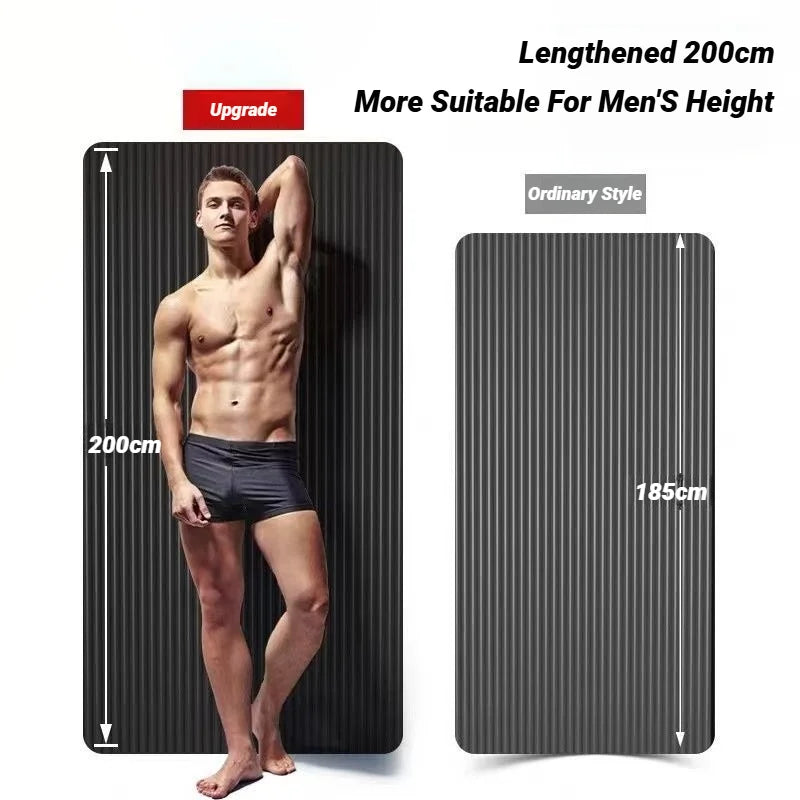 Two-Piece Set High Quality Extra Sport Thick Nbr Non-Slip Yoga Mats