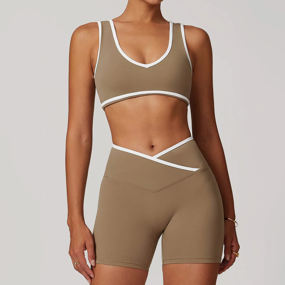 High quality Yoga Set 2 Piece Women Shorts vest