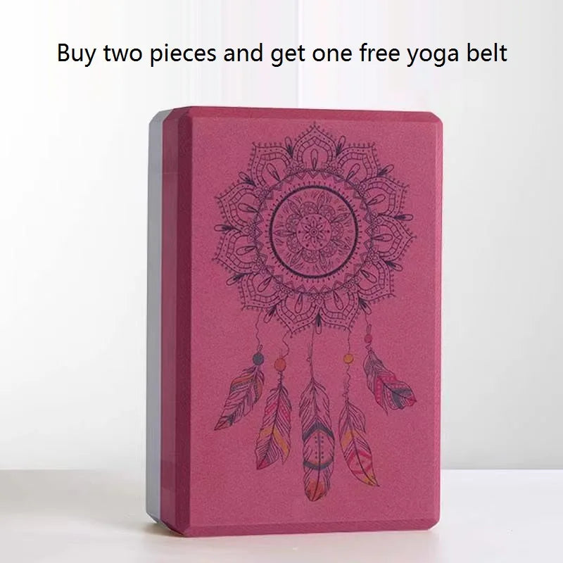 Two Colors EVA Yoga Blocks Gym Foam Brick Training Exercise Blocks Fitness Equipment