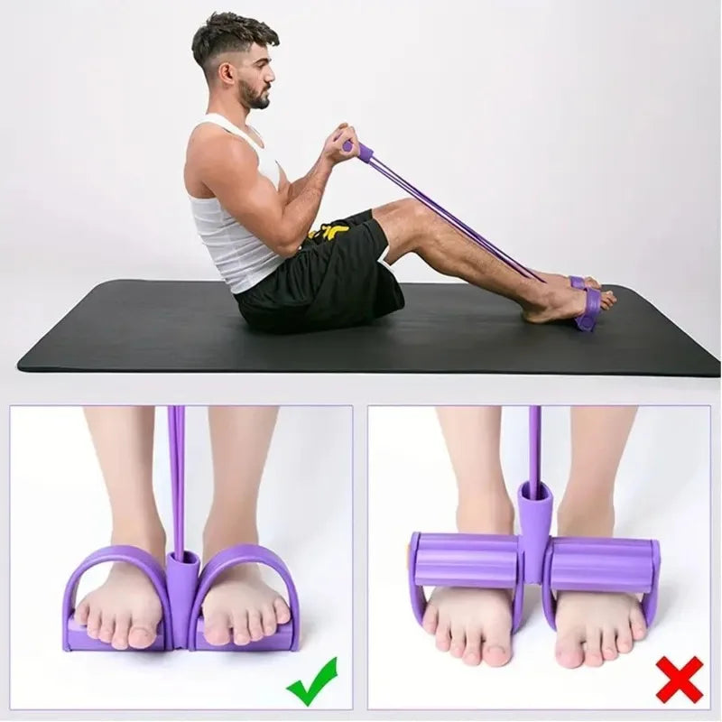 Yoga exercise Band Pedal Puller Band