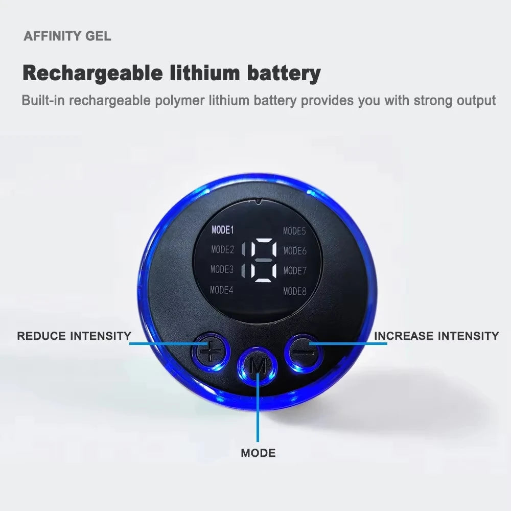 USB Rechargeable Portable Electronic Training Belt Abdominal Muscle Trainer