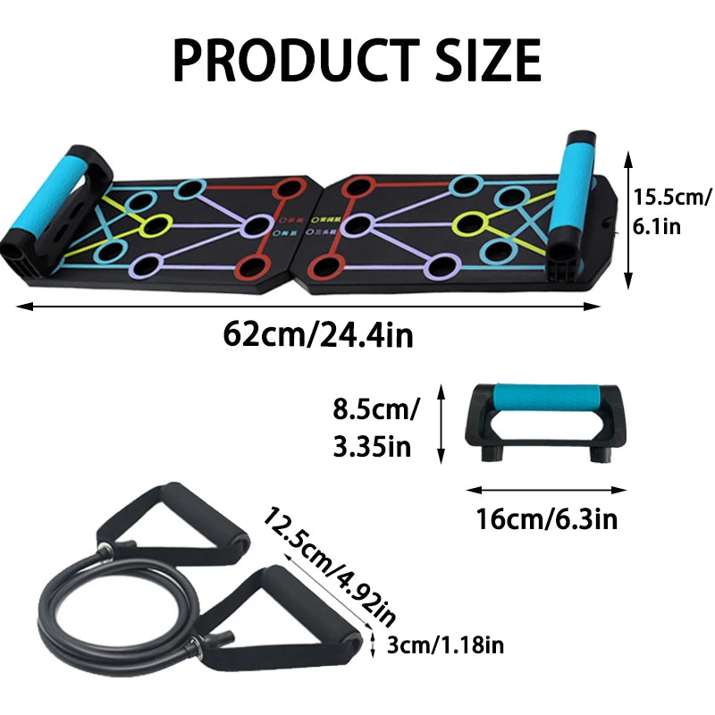 Folding Push-up Board Support Muscle Exercise