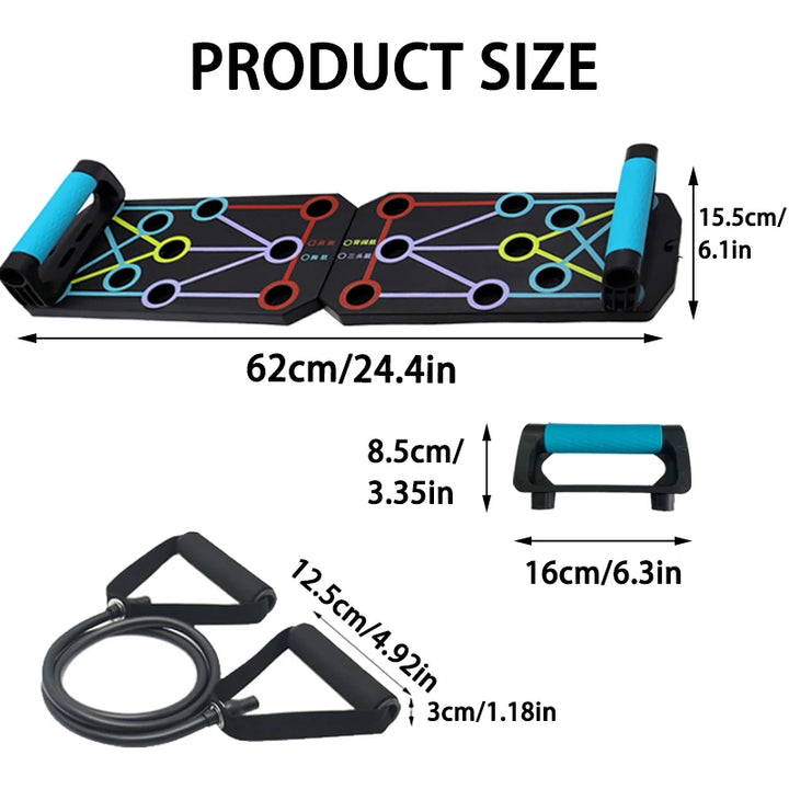 Folding Push-up Board Support Muscle Exercise