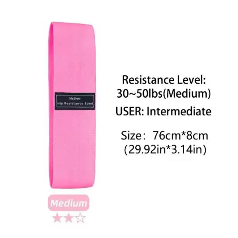Fabric Resistance Hip Booty Bands