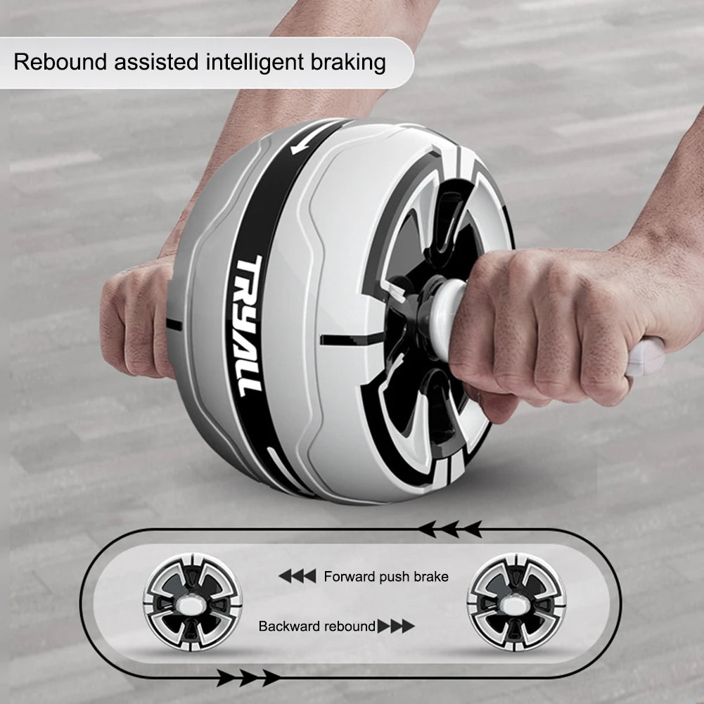 Abdominal Exercise Wheel Anti-Slip Rebound Core Strength Trainer