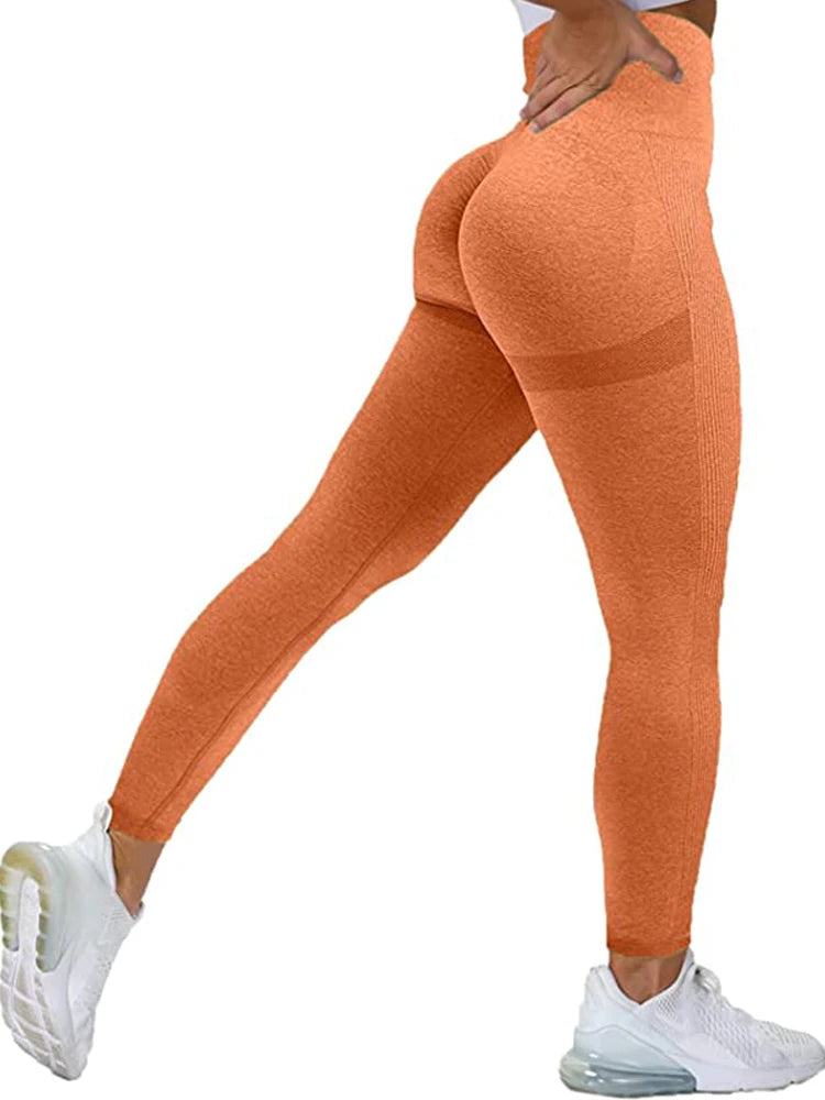Women Seamless Workout Leggings High Waist Push Up Leggings