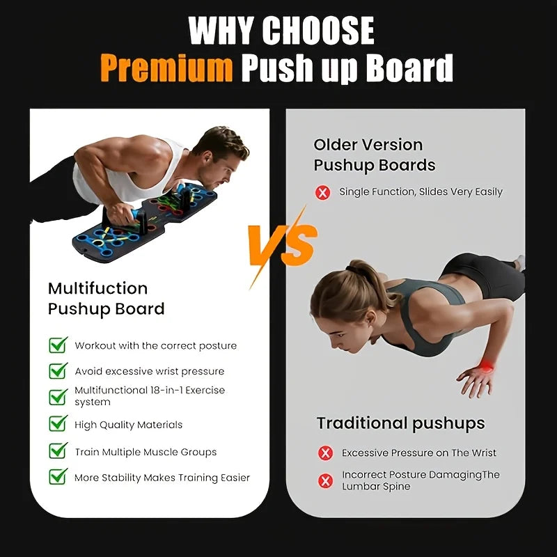 Portable Multifunctional Push-Up Board Set
