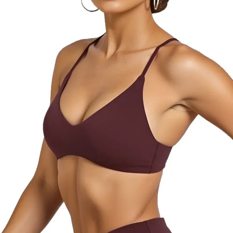 Easy Lift Ultra Minimal Bralette Sport Bra  Workout Yoga Top