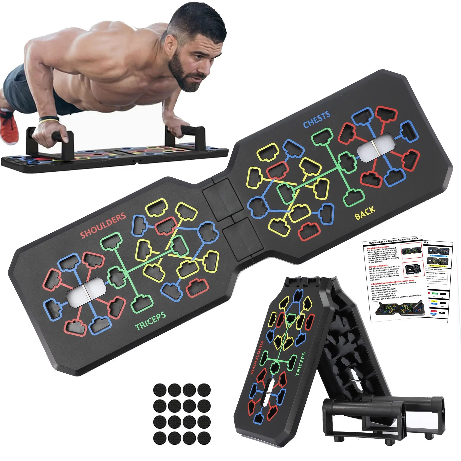 Portable Multifunctional Push-up Board Set