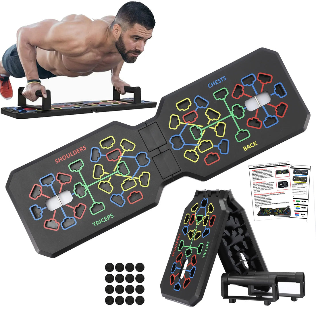 Portable Multifunctional Push-up Board Set