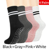 Pairs Yoga Socks for Women Professional Non-slip Silicone Mid-tube Pilates Socks