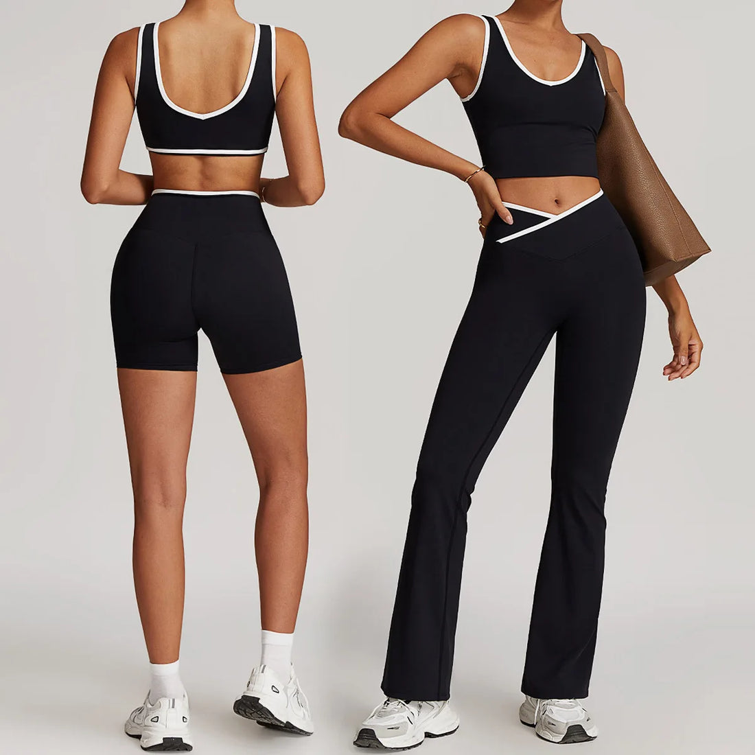 High quality Yoga Set 2 Piece Women Shorts vest