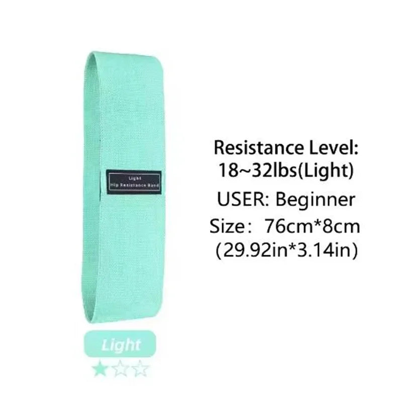 Fabric Resistance Hip Booty Bands