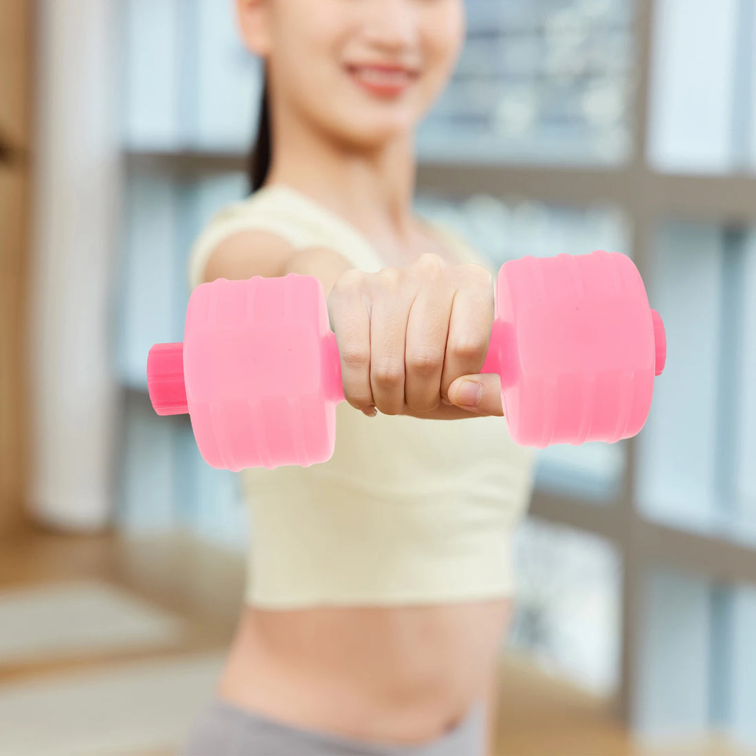 Ladies Dumbbell Water Bottle Creative Sports Use Hydration Bottle