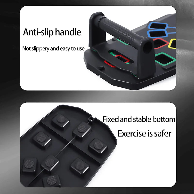 Foldable Fitness Equipment Portable Multifunctional Push-up Board