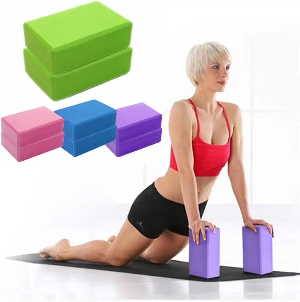 High Density Yoga Blocks,EVA Foam Exercise Workout Fitness Bricks