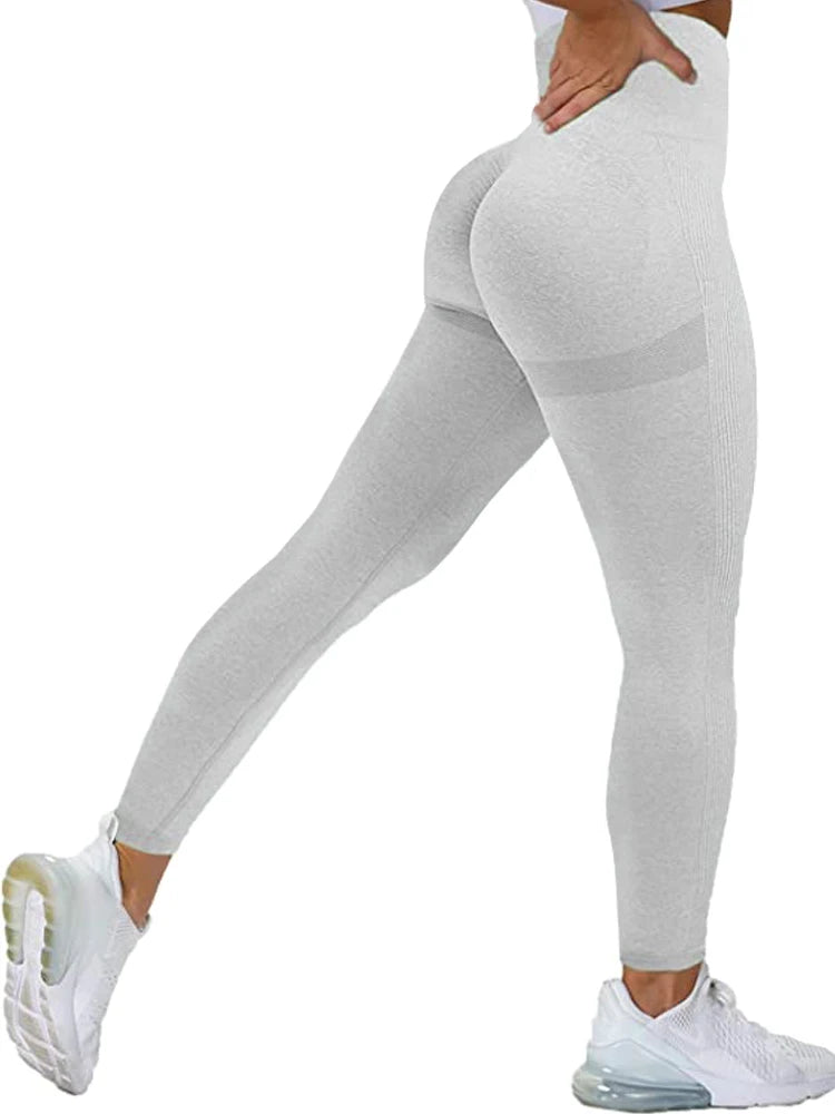 Women Seamless Workout Leggings High Waist Push Up Leggings
