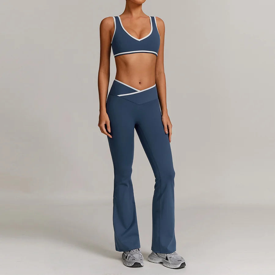 High quality Yoga Set 2 Piece Women Shorts vest