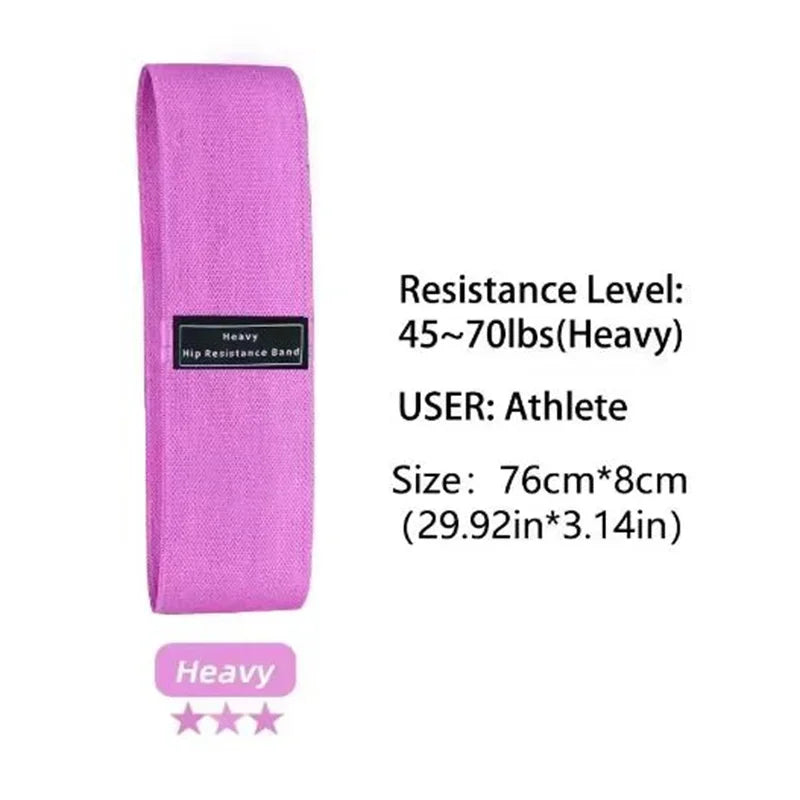 Fabric Resistance Hip Booty Bands