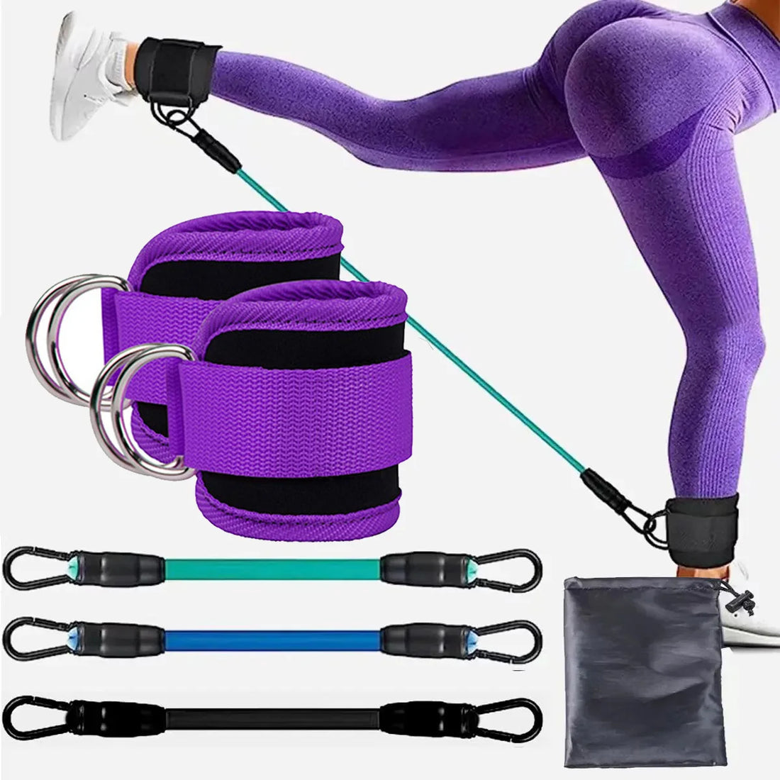 Resistance Bands Ankle Straps Fitness Booty Band