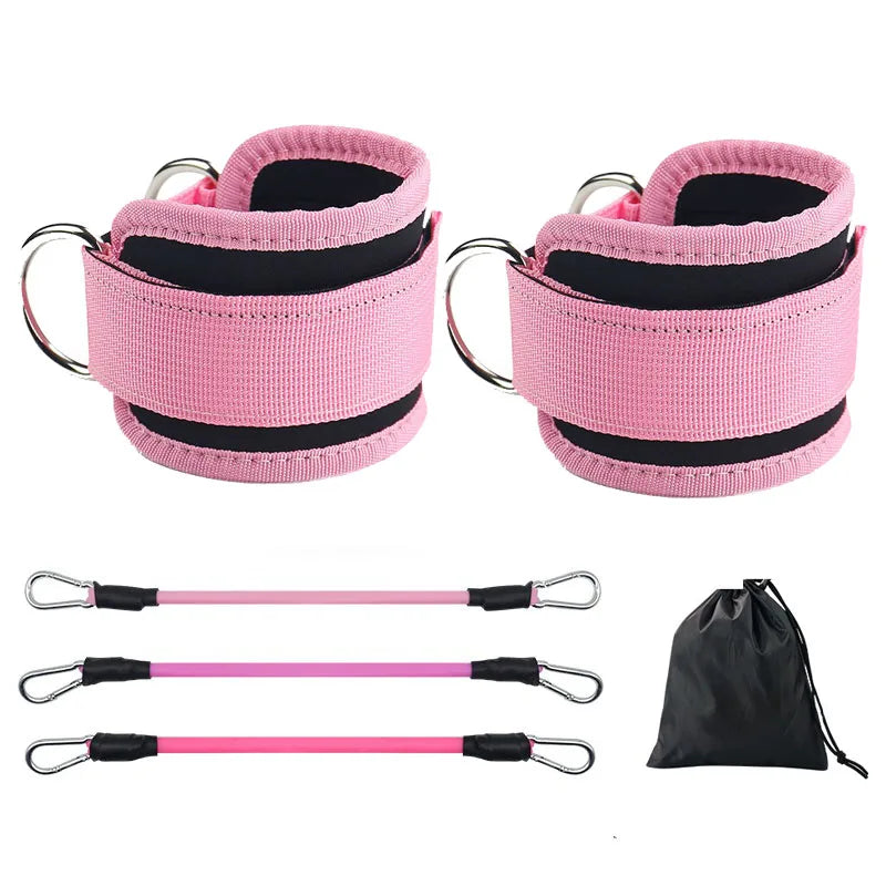 Ankle Straps Resistance Bands Set Fitness Workout  Equipment