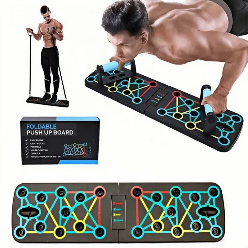 Portable Multi-Function Push Up Board Set Foldable Fitness Equipment