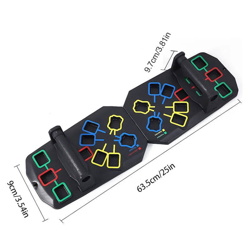 Foldable Fitness Equipment Portable Multifunctional Push-up Board