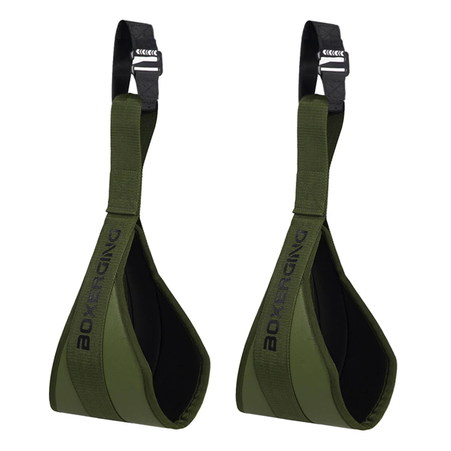 1 Pair Fitness Abdominal Muscle Belt Hanging AB Sling Straps Hanging Pull-Ups Training Horizontal Bar