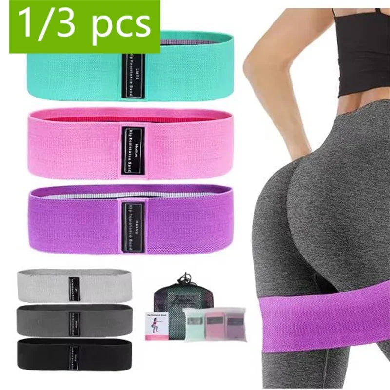 Fabric Resistance Hip Booty Bands