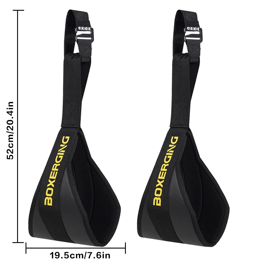 1 Pair Fitness Abdominal Muscle Belt Hanging AB Sling Straps Hanging Pull-Ups Training Horizontal Bar