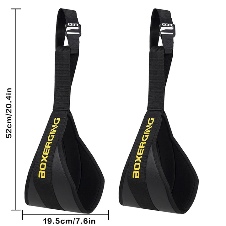 1 Pair Fitness Abdominal Muscle Belt Hanging AB Sling Straps Hanging Pull-Ups Training Horizontal Bar