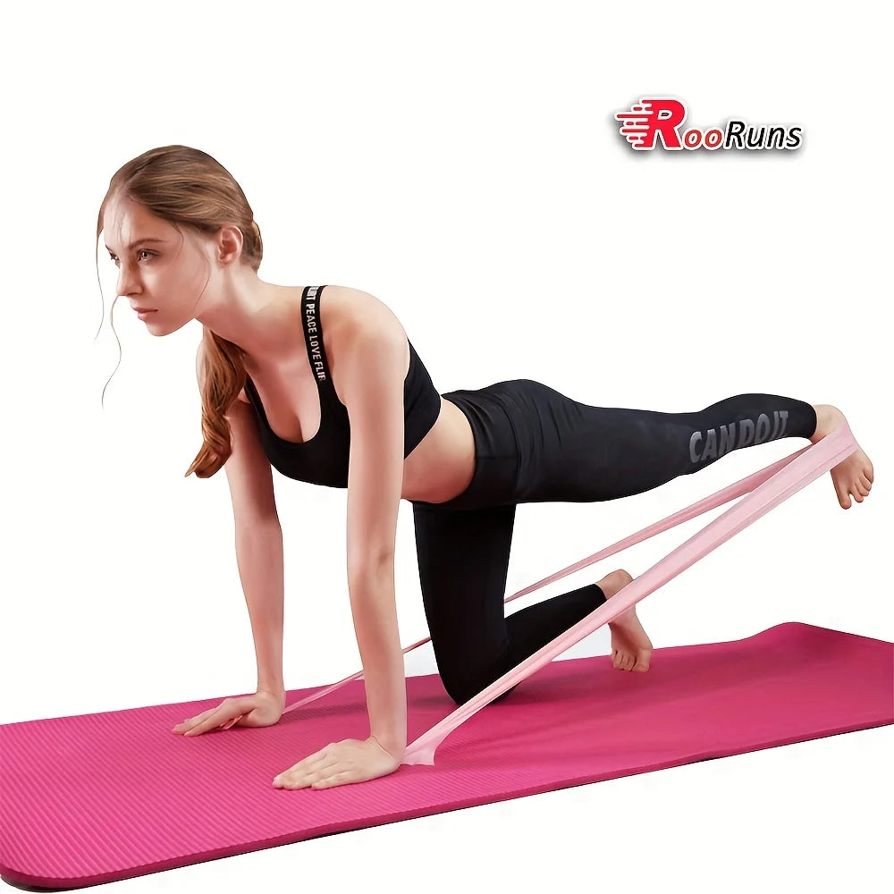 Rooruns Yoga Stretching Belt Pilates Ballet Dance Stretching Band