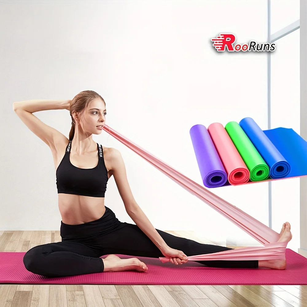 Rooruns Yoga Stretching Belt Pilates Ballet Dance Stretching Band