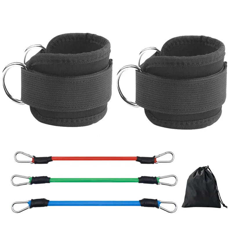 Ankle Straps Resistance Bands Set Fitness Workout  Equipment