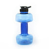 High Capacity Plastic Dumbbell Shaped Portable Water Bottle