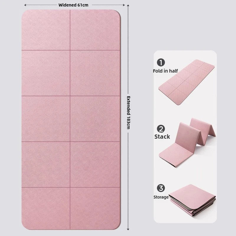Eco-Friendly TPE Foldable Yoga Mat