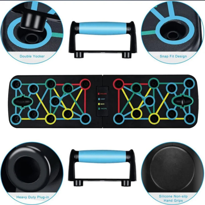 Portable Multi-Function Push Up Board Set Foldable Fitness Equipment