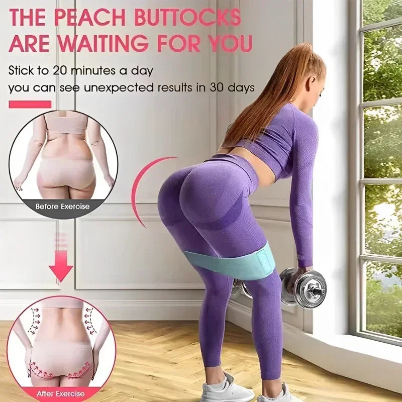 Fabric Resistance Hip Booty Bands