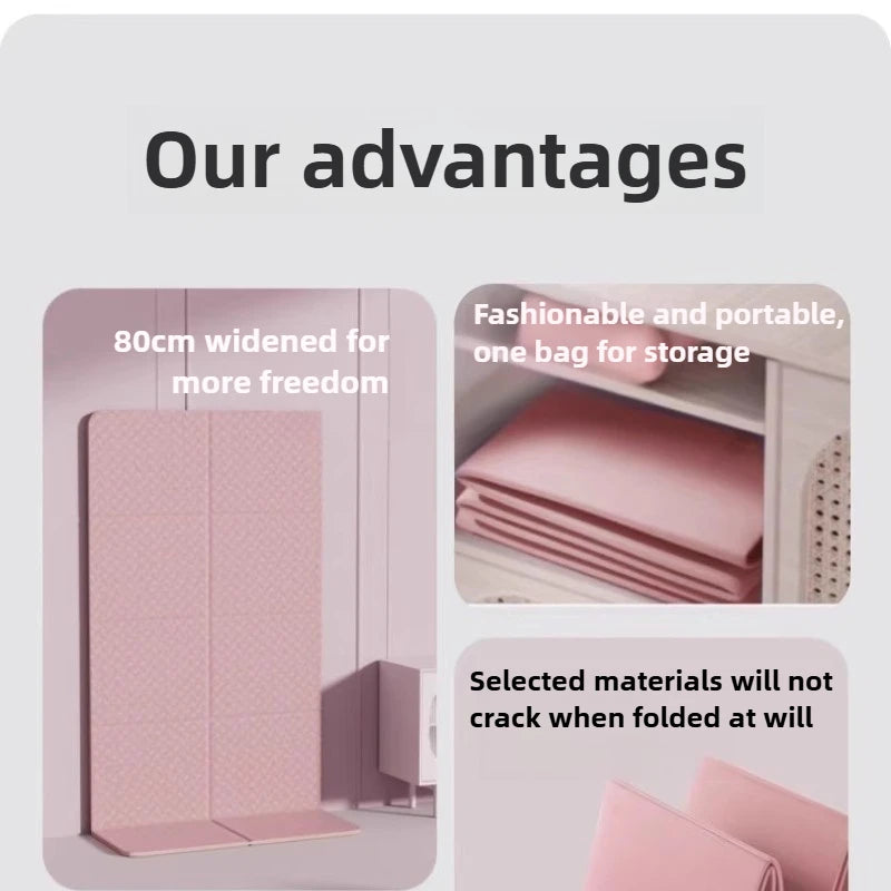 Eco-Friendly TPE Foldable Yoga Mat