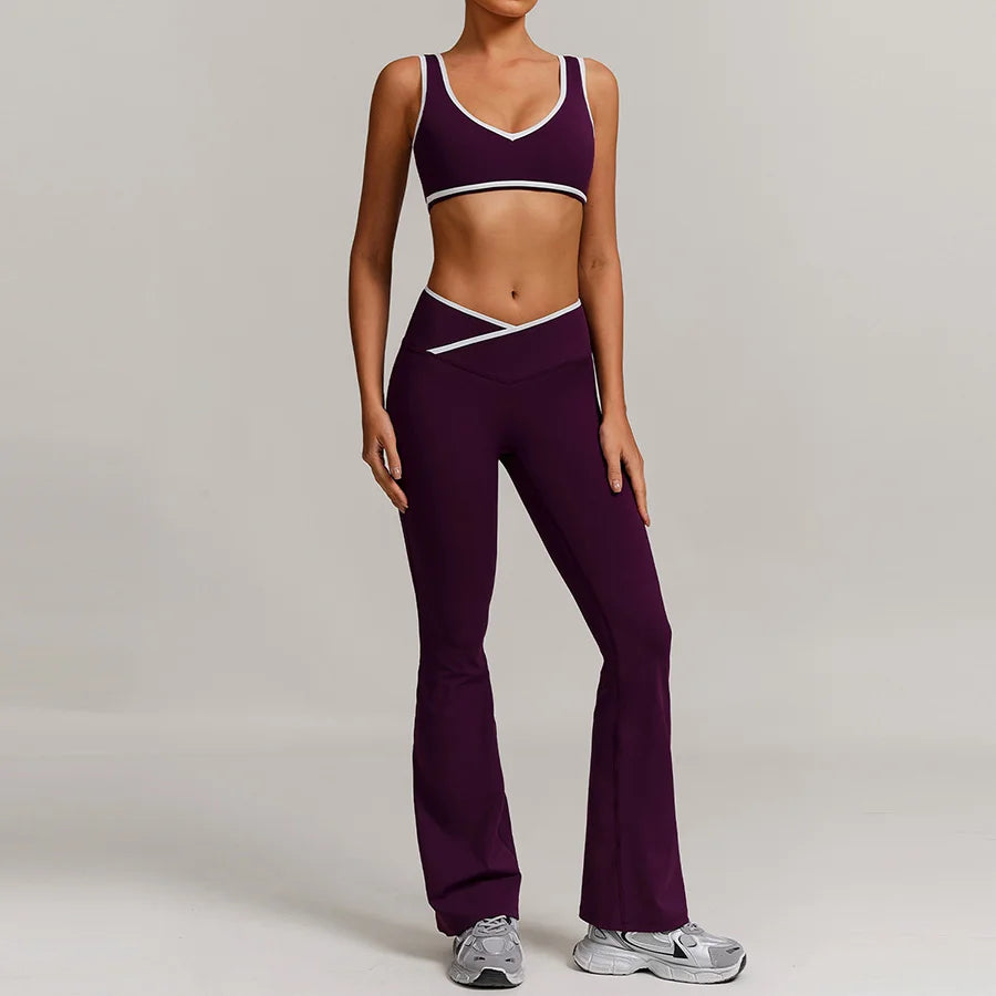 High quality Yoga Set 2 Piece Women Shorts vest